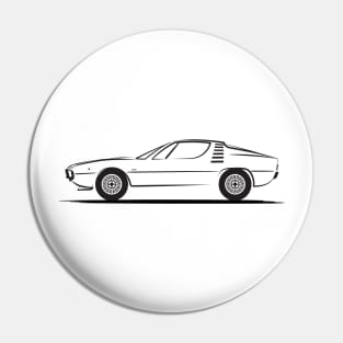 Alfa Romeo Montreal Black Pin