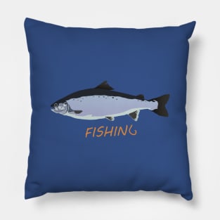 Salmon Fishing Pillow