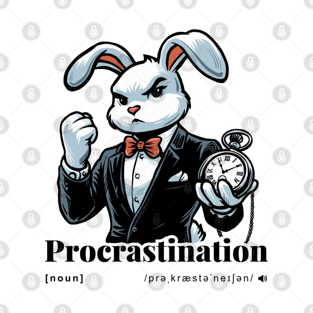 Procrastination bussiness bunny by Horrible Bunny