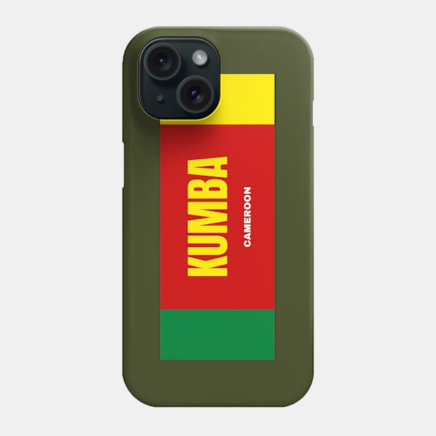 Kumba City in Cameroon Flag Colors Phone Case by aybe7elf