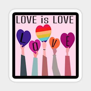 Love is Love is Love is Love Magnet