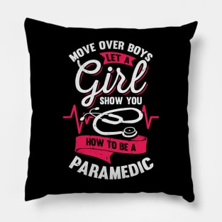 Female Paramedic Gift Pillow