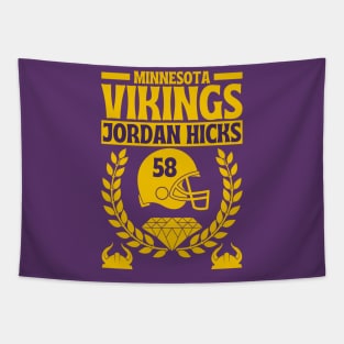 Minnesota Vikings Jordan Hicks 58 Edition 2 Tapestry