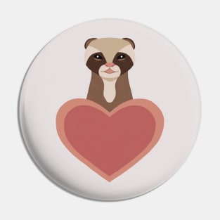 Ferret Love Pin