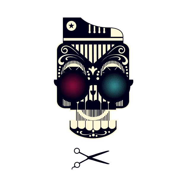 Barber Skull by Designious