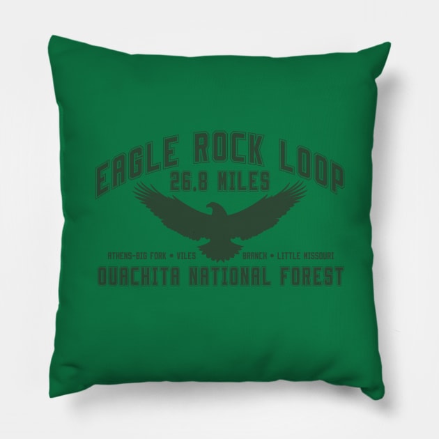 Eagle Rock Loop Pillow by LostOnTheTrailSupplyCo