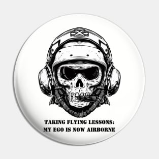 Taking Flying Lessons Pin