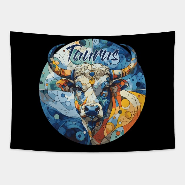 Taurus Zodiac Star Sign Astrology Tapestry by Heartsake