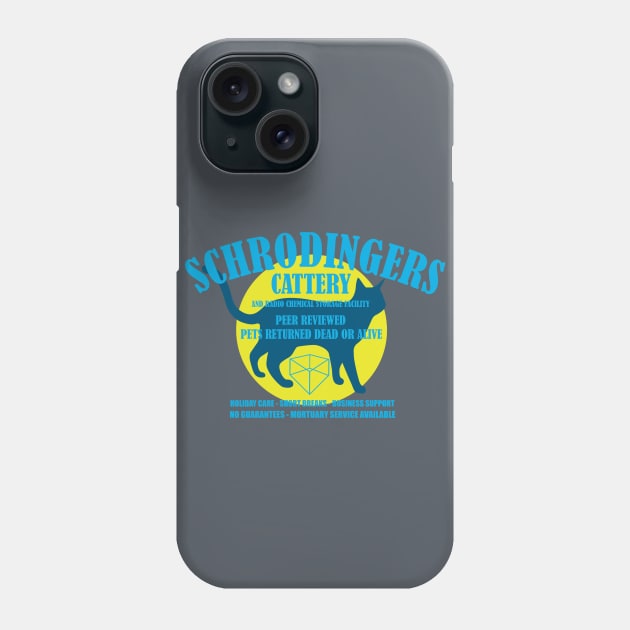 Schrodingers Cattery Phone Case by Siegeworks
