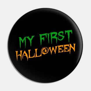 My First Halloween Pin