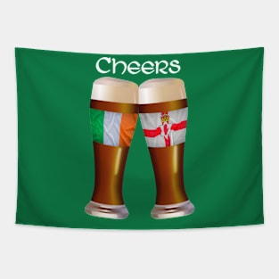 Cheers Beer Ireland & Northern Ireland Ale Drinking Tapestry