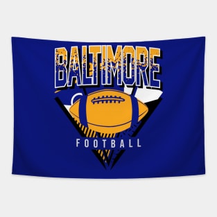 Baltimore Football Retro Art Tapestry