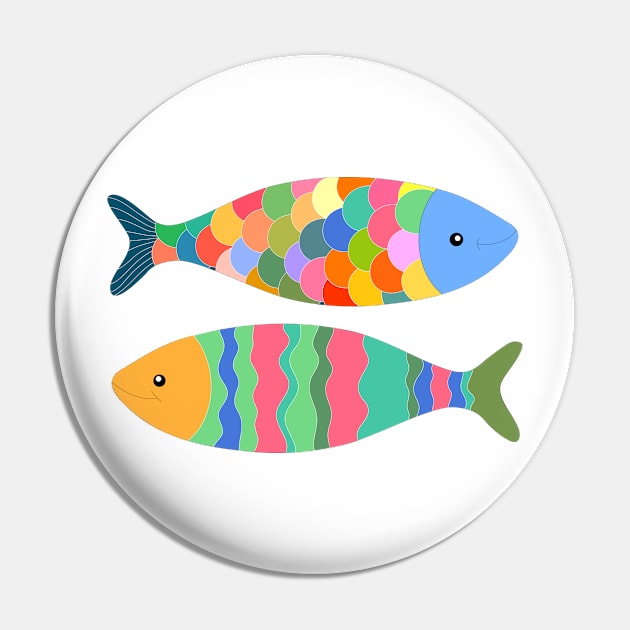 Colorful fish Pin by moha1980