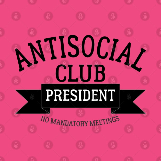 Antisocial Club President by PeppermintClover