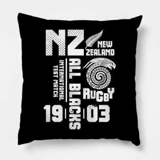 New Zealand All Blacks Rugby Fan Memorabilia Pillow