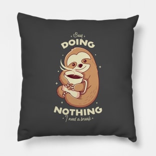 Sloth Coffee (Sloffee) Pillow