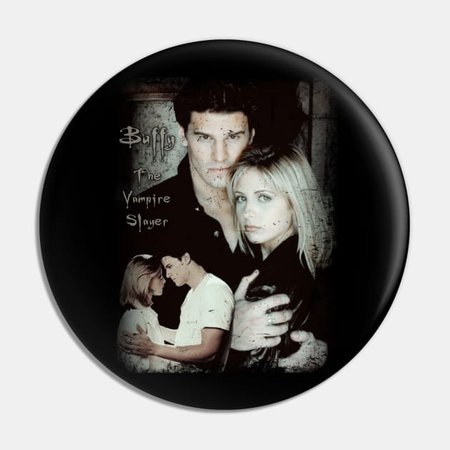 Buffy & Angel Pin by CharXena