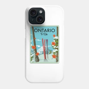 Ontario To Ski Phone Case