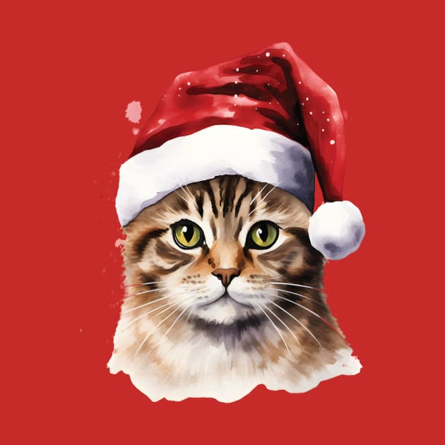 Merry Catmas Cat Christmas Graphic DesignT-shirt by Zooha131