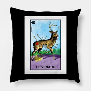 El Venado Evil Loteria Pillow