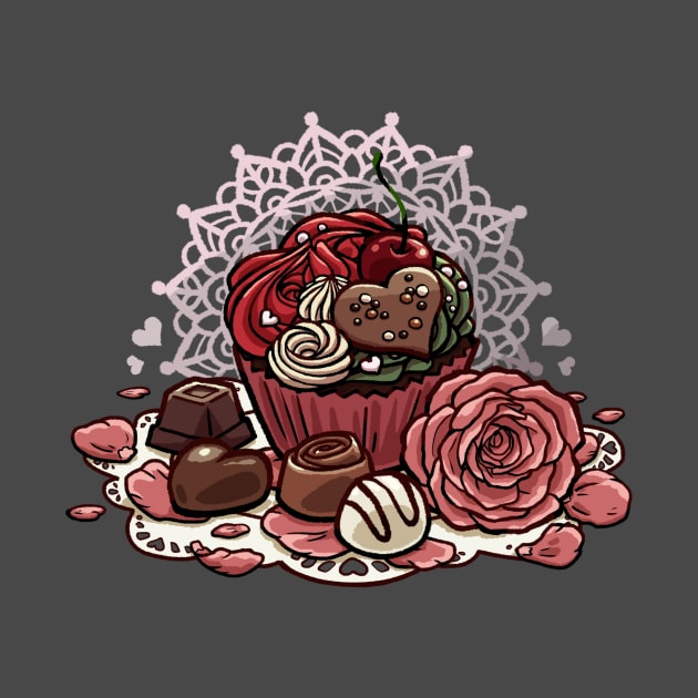 Valentine Cupcake by norinoko