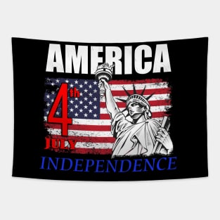 4th July America Independence Day Shirt Tapestry