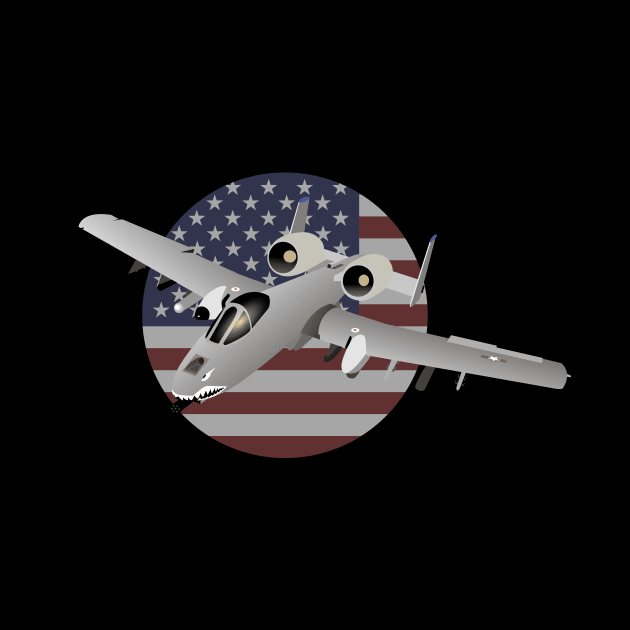 American A-10 Warthog Jet Aircraft by NorseTech