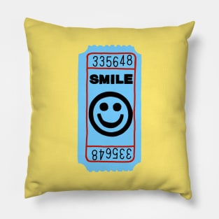 Smile Ticket Pillow