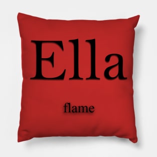 Ella Name meaning Pillow