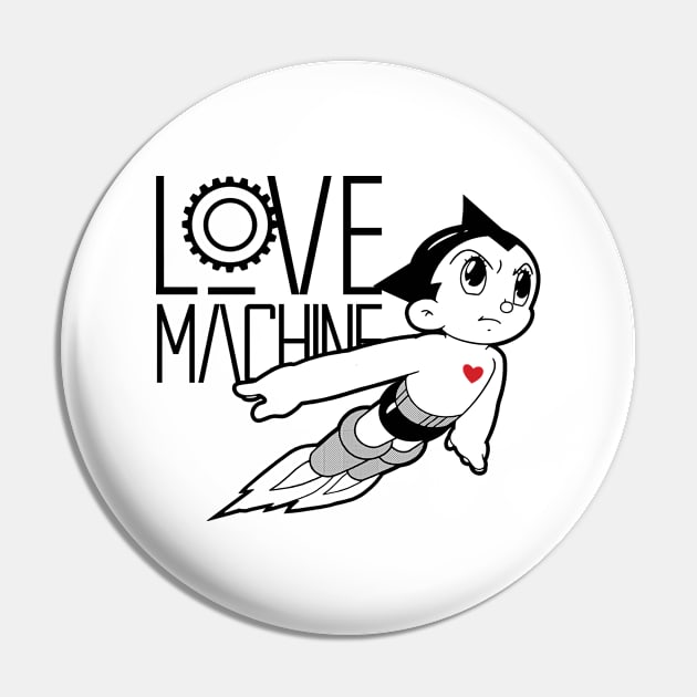 ASTRO BOY - love machine Pin by KERZILLA