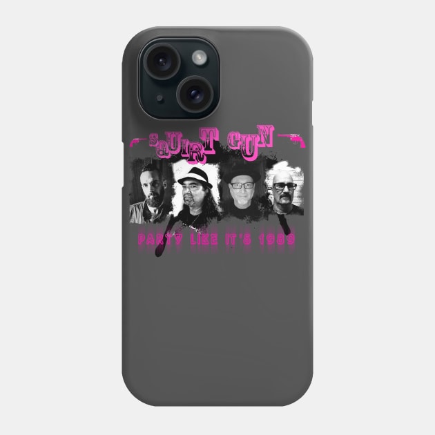 Squirt Gun faces Phone Case by Jeff Allyn Szwast