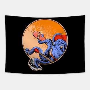 Skate Octopus Tapestry