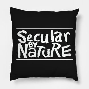 White Logo Tee Pillow