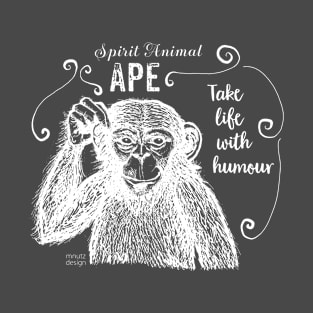 Spirit animal - monkey - white T-Shirt