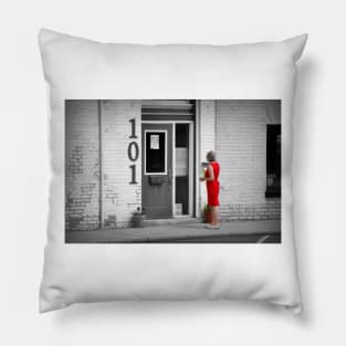 The Red Dress Pillow