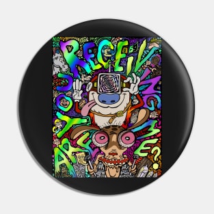 Ren and Stimpy Fan Art - Are You Receiving Me? by Vagabond The Artist Pin