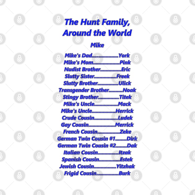 The Hunt Family, Around the World by Tsbybabs