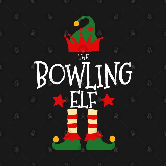 Bowling Elf Matching Family Group Christmas Party Pajamas by uglygiftideas