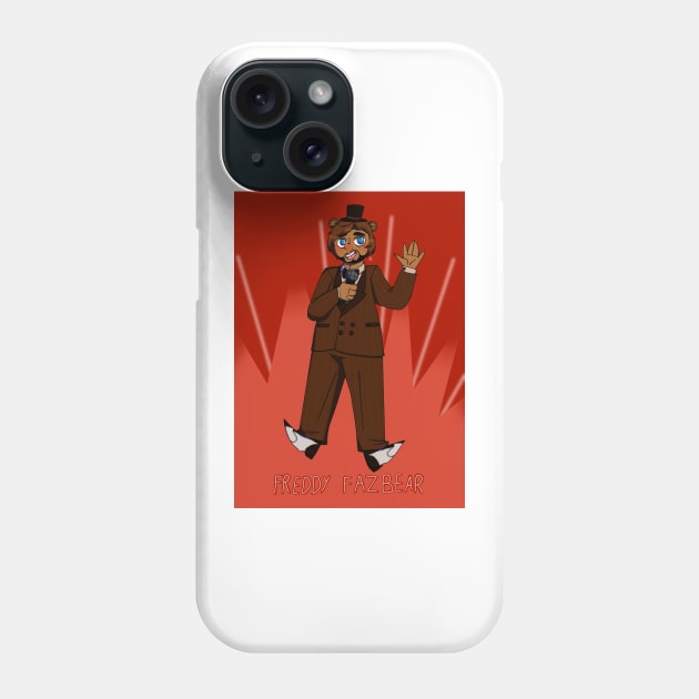 Freddy Fazbear Gijinka Phone Case by spaceagebarbie