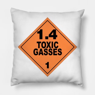 WARNING! TOXIC GASSES! Pillow