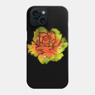 Flaming Rose Phone Case