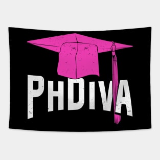 PhDiva Doctoral Candidate Girl Gift Tapestry