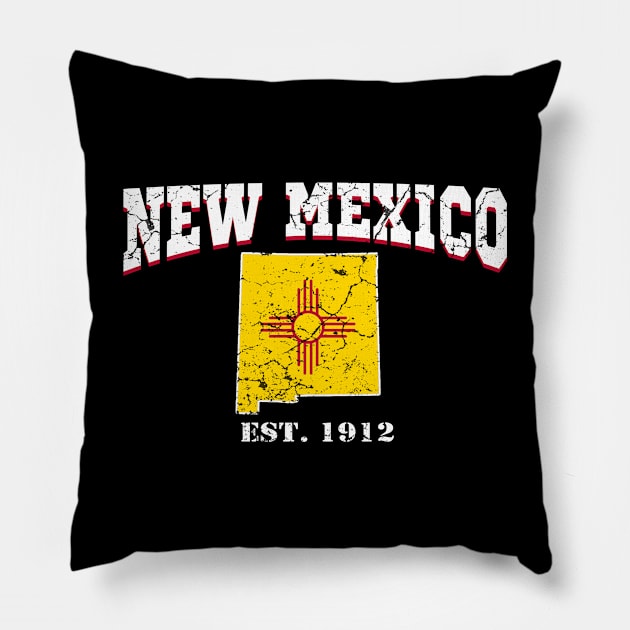 New Mexico est. 1912 Pillow by Mila46