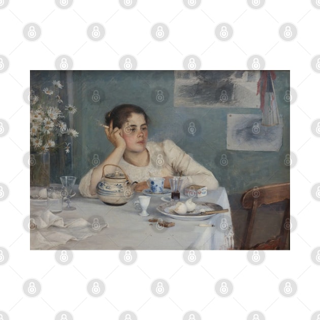 After Breakfast Painting Elin Danielson Gambogi 1890 by HipHopTees