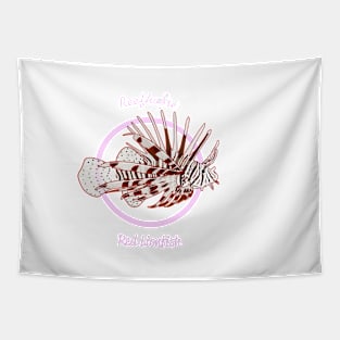 Red Lionfish Tapestry