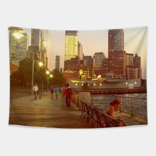 Hudson River Park, Manhattan, NYC Tapestry