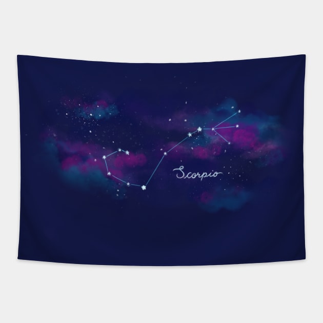 Scorpio Tapestry by Star Sandwich