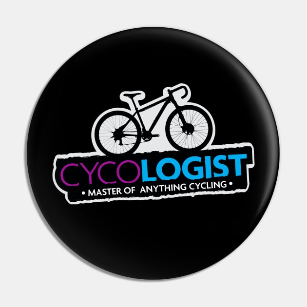 Cycologist - Master of Anything Cycling v2 Pin by Design_Lawrence