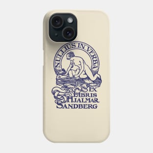 Ex Libris Hjalmar Sandberg Phone Case