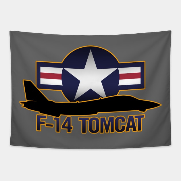 F-14 Tomcat Tapestry by hobrath